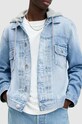 AllSaints geacă din denim din bumbac SPIRIT JACKET M017OA albastru AW24