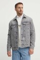 Pepe Jeans kurtka jeansowa RELAXED JACKET szary PM402972UI3