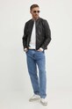 Шкіряна куртка Pepe Jeans TRISTAN PM402991 чорний AW24