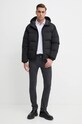 Пухова куртка United Colors of Benetton 2JF8UN05E чорний AW24