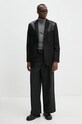 Vlnené sako The Kooples HVES29025K čierna AW24
