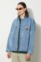 Carhartt WIP denim jacket Stamp Jacket blue I033743.2LN35