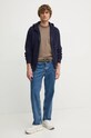 United Colors of Benetton cardigan din lana 123MU5014 bleumarin AW24