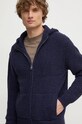 United Colors of Benetton cardigan din lana bleumarin 123MU5014
