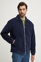 United Colors of Benetton geaca din velur bleumarin 2H1KUN05P