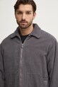 United Colors of Benetton giacca in velluto a coste grigio 2H1KUN05P