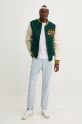 Superdry jacheta bomber din amestec de lana M5011943A.GCI verde AW24