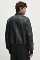 Îmbrăcăminte Versace Jeans Couture geaca bomber de piele 77GAVP06.CPPS3 negru