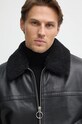 Кожаная куртка Versace Jeans Couture 77GAVP01.CPPS3 чёрный