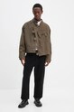 Хлопковая куртка The Kooples HBLO29005K зелёный AW24
