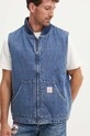 Levi's vestă din bumbac A8580 albastru