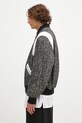 Куртка-бомбер с примесью шерсти Kenzo Wool Varsity Jacket FE65BL1489OX.99 чёрный AW24