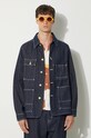 Clothing Kenzo denim jacket Relaxed Workwear Jacket FE65DV1126F1.DM navy
