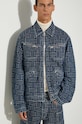 Kenzo giacca di jeans Trucker Denim Jacket Weave FE65DV3106J2.DD