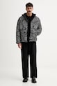 Kenzo geacă Star Tiger Down Jacket FE65OU1439NN.99 negru AW24