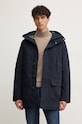 Куртка Barbour Winter Beaufort Waterproof Parka з утепленням темно-синій MWB1126