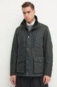 Barbour geaca Falstone Wax Jacket cu captuseala verde MWX2346