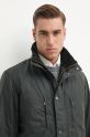 Μπουφάν Barbour Falstone Wax Jacket πράσινο MWX2346