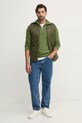 Двостороння безрукавка Barbour Large Box Quilted Liner MLI0057 зелений AW24