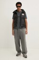 After Label vesta de puf LOSANNAN051 negru AW24