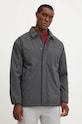 Bunda New Balance Coaches Jacket s podšívkou šedá MJ43504ACK