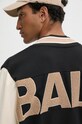 Βαμβακερή μπλούζα BALR. Game Day μαύρο B138A.1001
