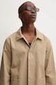 A.P.C. kurtka veste kerlouan logo beżowy COGEW.H03205