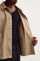 A.P.C. kurtka veste kerlouan logo COGEW.H03205 beżowy