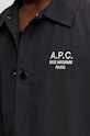 A.P.C. kurtka koszulowa blouson regis czarny PSAJB.H02960
