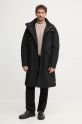 Куртка A.P.C. parka antonin з капюшоном чорний COHCJ.M30202