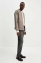 A.P.C. kurtka z domieszką wełny veste aurelien PSAFU.H22200 beżowy AW24