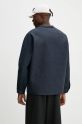 Abbigliamento A.P.C. giacca in misto lana veste aurelien PSAFU.H22200 blu navy