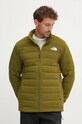 The North Face geaca de puf Belleview cu captuseala verde NF0A7UJFPIB1