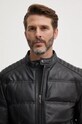 Boss Orange geaca de piele 50522243 negru