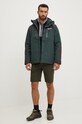 Odzież Jack Wolfskin kurtka outdoorowa Jasper 3 in 1 A61858 zielony
