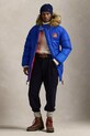 Páperová obojstranná bunda Polo Ralph Lauren Ripstop-Rev Talvi Parka oversize modrá 710946045