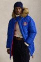 Páperová obojstranná bunda Polo Ralph Lauren Ripstop-Rev Talvi Parka modrá 710946045