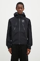 MM6 Maison Margiela rain jacket x Salomon with black SH0AM0031.M35200