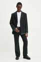 MM6 Maison Margiela blazer con aggiunta di lana SH2BN0007.S47848 nero AW24