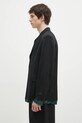 Піджак з домішкою вовни MM6 Maison Margiela SH2BN0007.S47848 чорний AW24