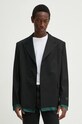 MM6 Maison Margiela blazer con aggiunta di lana nero SH2BN0007.S47848