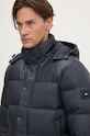 Пухено яке Tommy Hilfiger тъмносин MW0MW36569