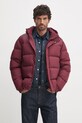 Péřová bunda Tommy Hilfiger burgundské MW0MW36569