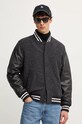 Шерстяная куртка-бомбер Tommy Hilfiger MW0MW37030 чёрный