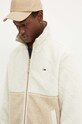 Tommy Jeans hanorac fleece bej DM0DM19644