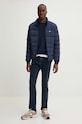 Μπουφάν με επένδυση από πούπουλα Tommy Jeans DM0DM20686 σκούρο μπλε AW24