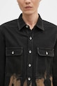 Rick Owens giacca di jeans Outershirt nero DU02D2755.BSUN