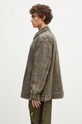 Manšestrová bunda Rick Owens Jumbo Worker DU02D2761.HCF šedá AW24