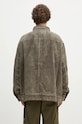 Clothing Rick Owens corduroy jacket Jumbo Worker DU02D2761.HCF gray