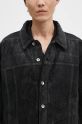 Rick Owens corduroy jacket Jumbo Worker black DU02D2761.HCF